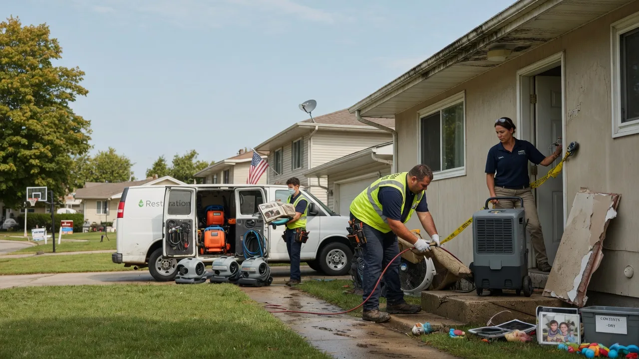 Water Damage Restoration in Dorsey, IL near me
